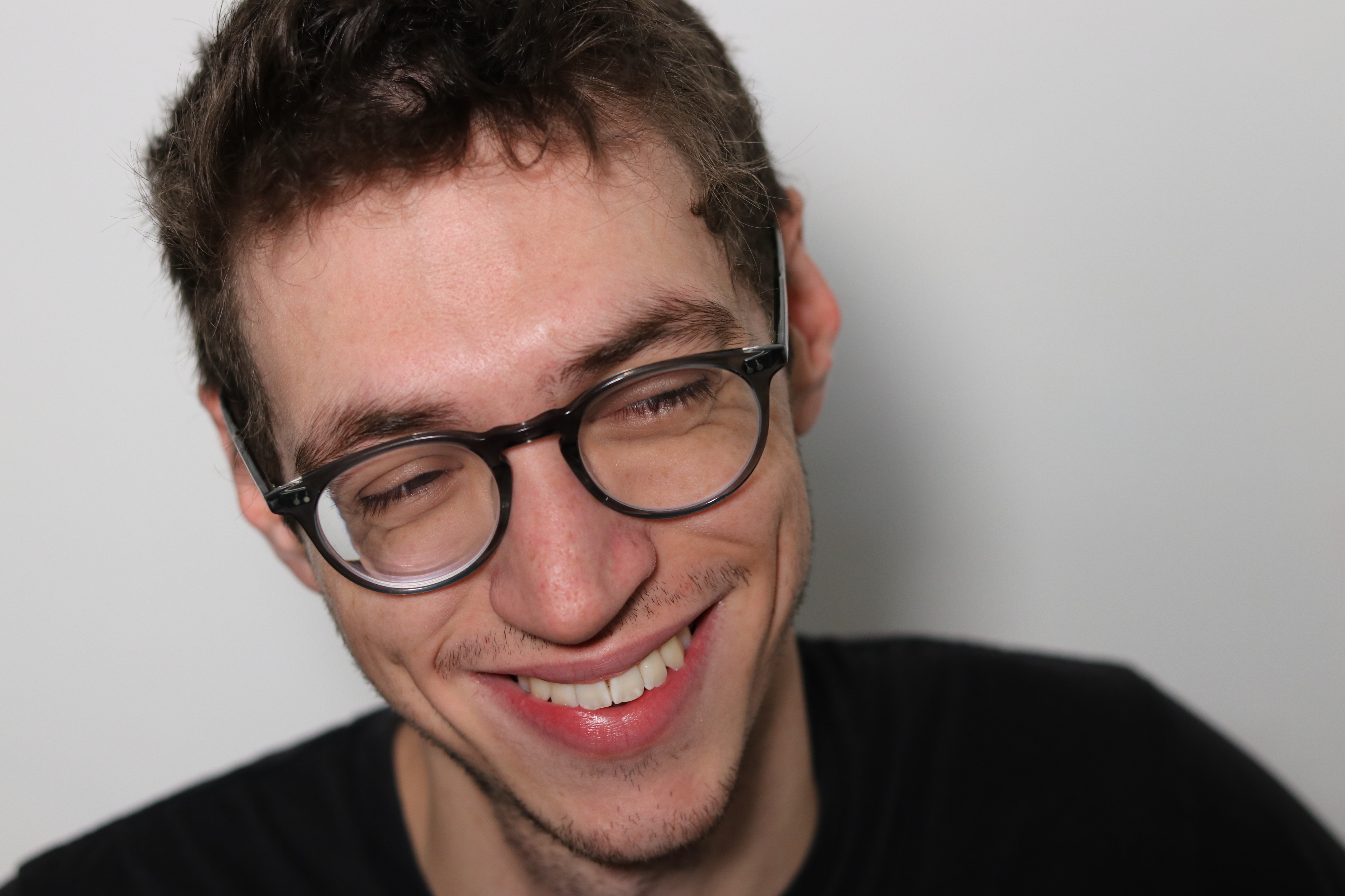 Portrait avec rire