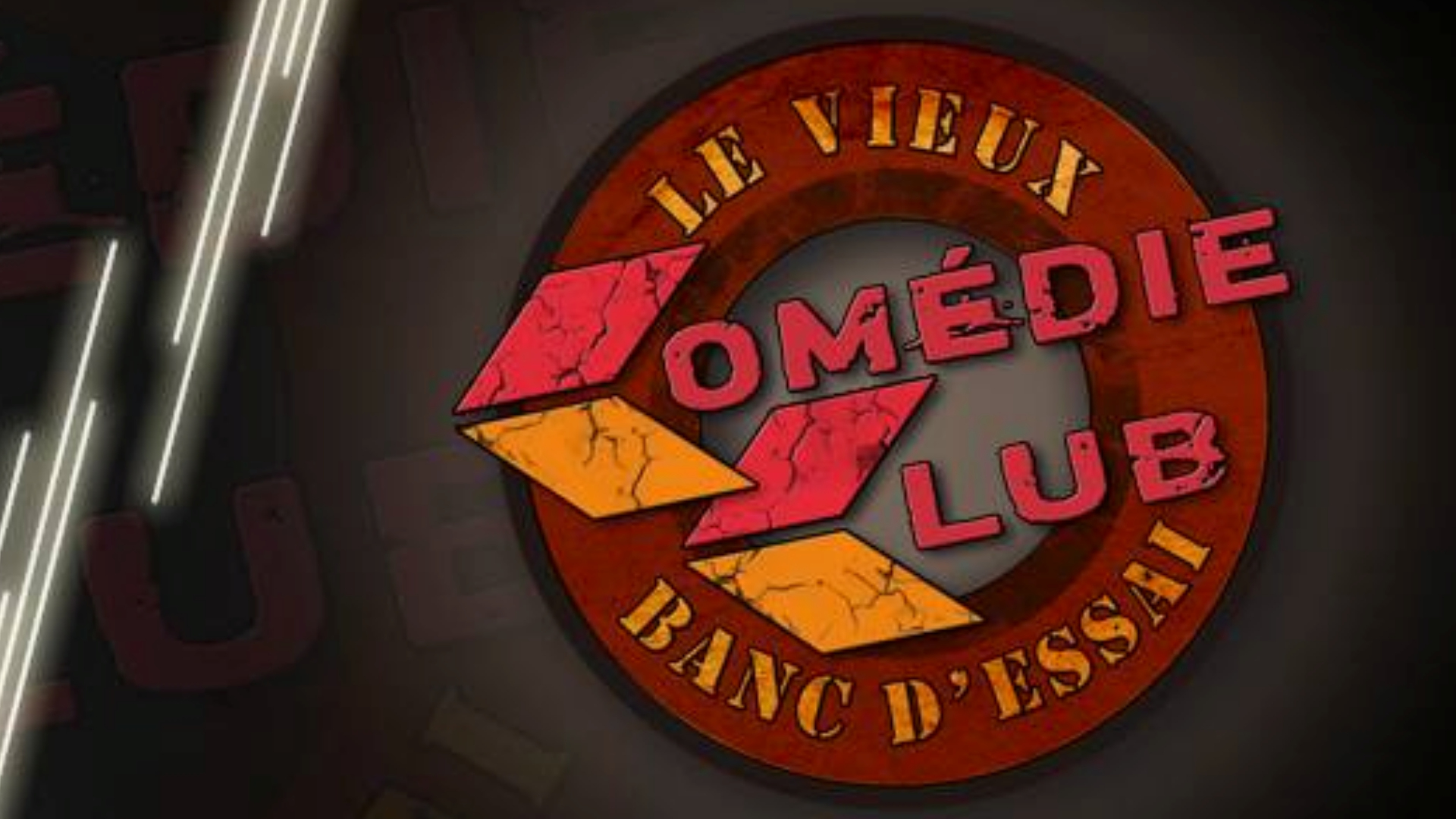 Logo du Vieux banc d'essai Comédie Club